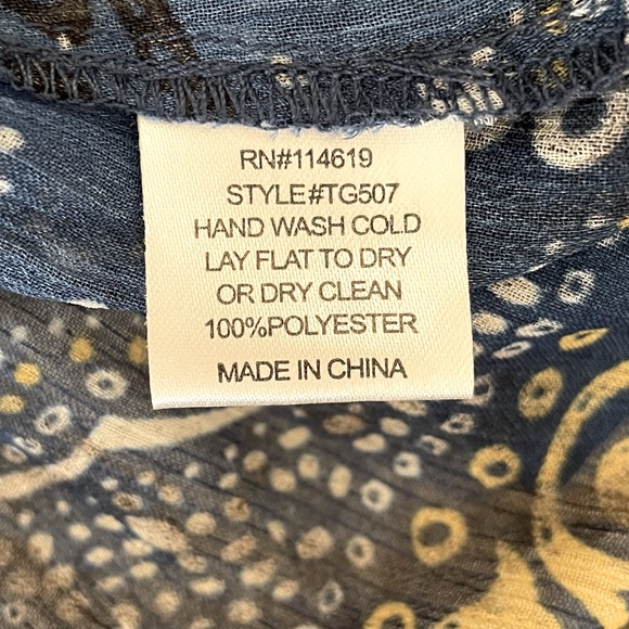 Harlow Zee Women's Embellished Sheer Peplum Blouse - Picture 8 of 10